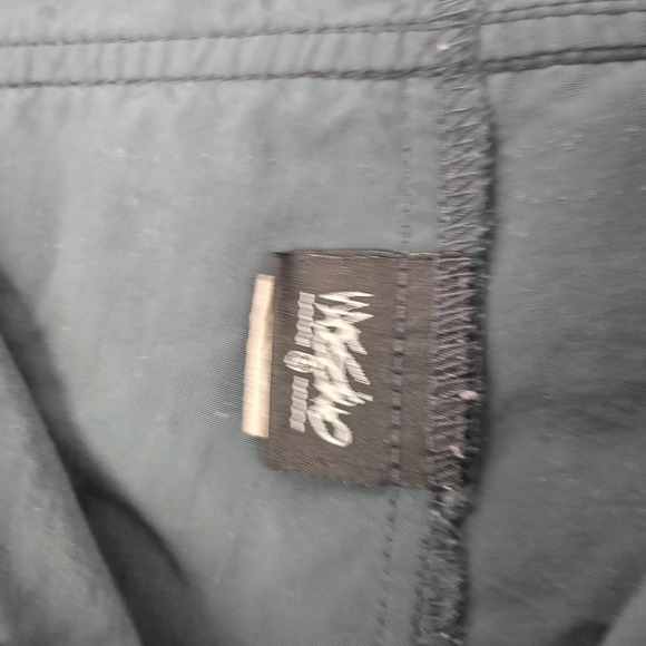 Vtg y2k Mossimo Athletic Gray Zip Front Athletic Unlined Board Shorts Medium - Picture 6 of 9